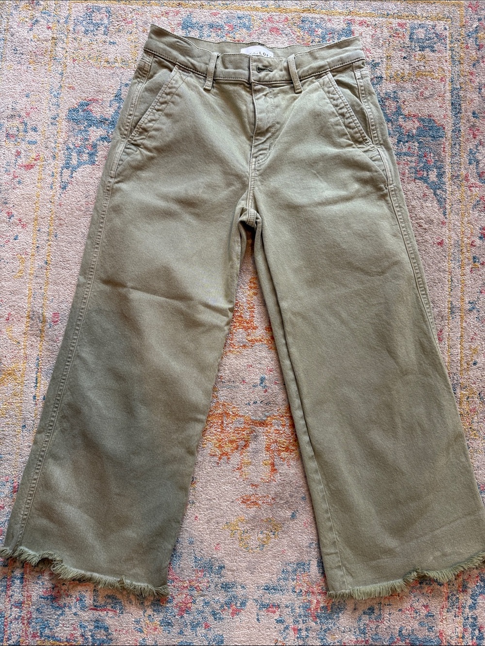 LOFT Wide Leg Cropped Jean (Size 2P)